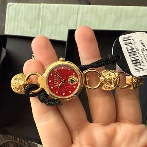 Versace Red and Gold Women's Watch